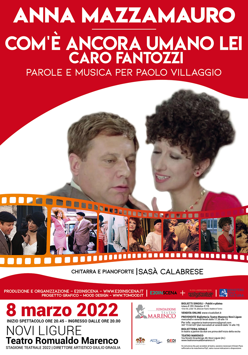 Anna Mazzamauro al Teatro Marenco