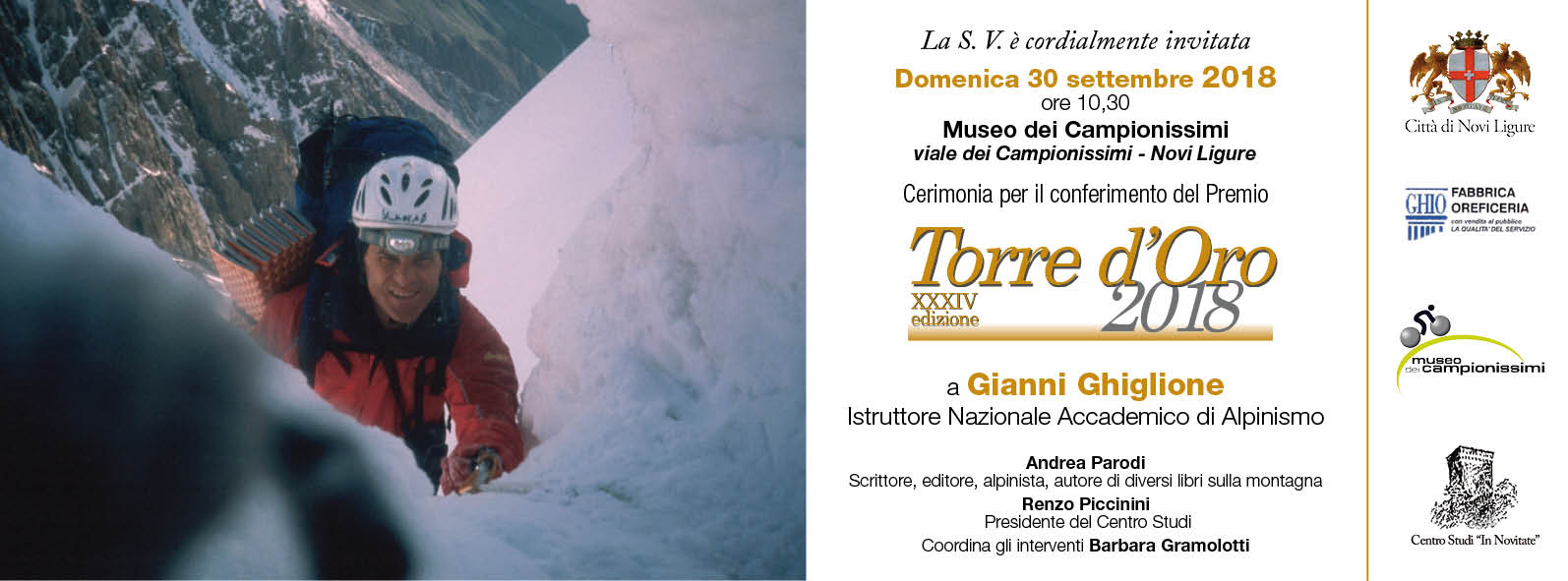 Premio Torre d'Oro 2018