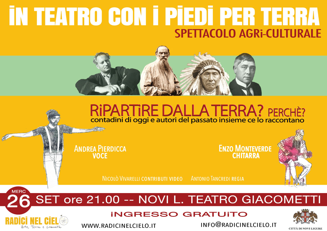 Uno spettacolo agri-culturale: "In teatro con i piedi per terra" 